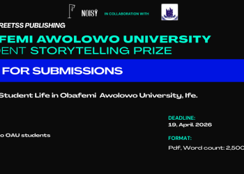 Noisy Streetss Publishing & Obafemi Awolowo University Student Storytelling Prize